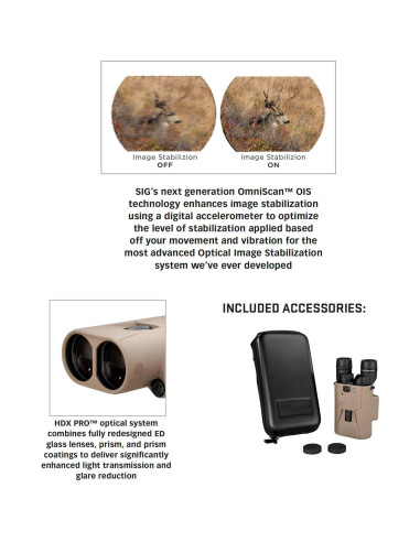 Binoculares SIG SAUER ZULU6-HDX PRO 14x50mm Impermeables