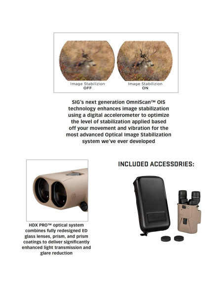 Binoculares SIG SAUER ZULU6-HDX PRO 14x50mm Impermeables