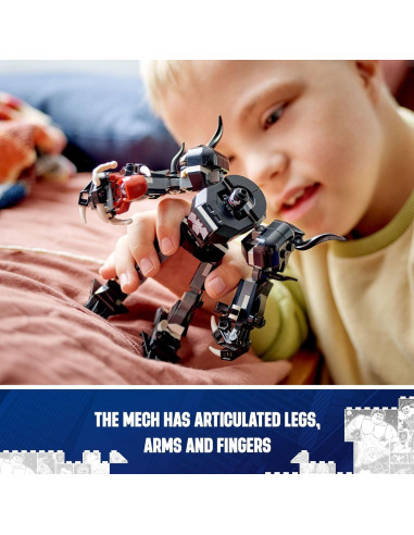 LEGO Marvel Mech Venom vs Miles Morales 76276 - Juguete 6+