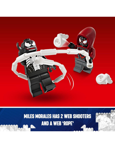 LEGO Marvel Mech Venom vs Miles Morales 76276 - Juguete 6+
