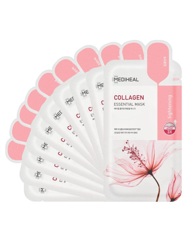 Mascarilla Facial Mediheal Colágeno 10 Hojas Reafirmante