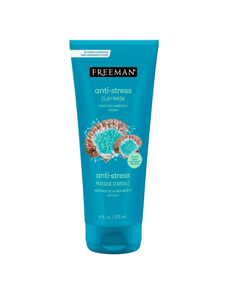 Mascarilla Facial Freeman Arcilla Anti-Estrés 175 ml Mascarilla Facial Freeman Arcilla Anti-Estrés 175 ml