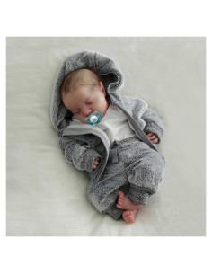 Muñeca Reborn Realista BABESIDE 43 cm Vinilo Suave