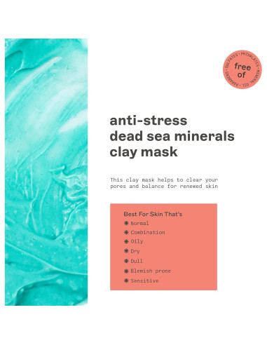 Mascarilla Facial Freeman Arcilla Anti-Estrés 175 ml