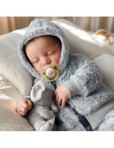 Muñeca Reborn Realista BABESIDE 43 cm Vinilo Suave