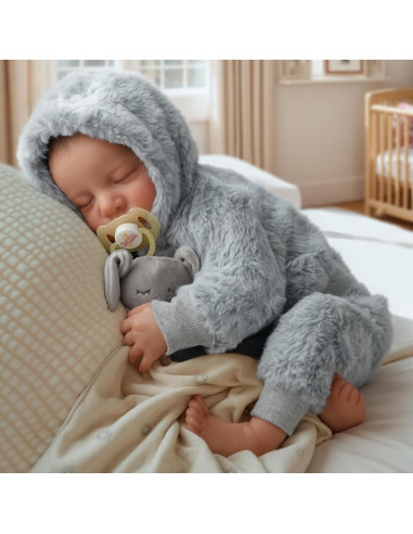 Muñeca Reborn Realista BABESIDE 43 cm Vinilo Suave