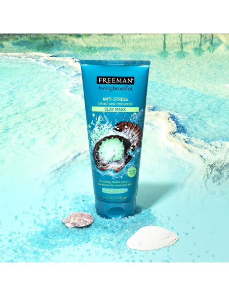 Mascarilla Facial Freeman Arcilla Anti-Estrés 175 ml Mascarilla Facial Freeman Arcilla Anti-Estrés 175 ml