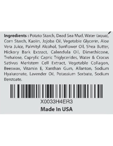 Máscara Facial de Arcilla del Mar Muerto First Botany 249g