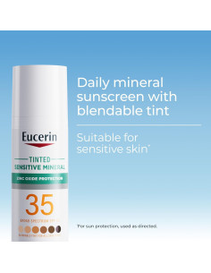 Protector Solar Mineral Tintado Eucerin SPF 35 50 ml Piel Sensible 2