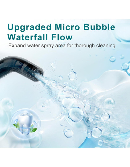 Irrigador Dental Portátil Nicefeel FC1599 - 300ml, Carga Rápida, IPX7