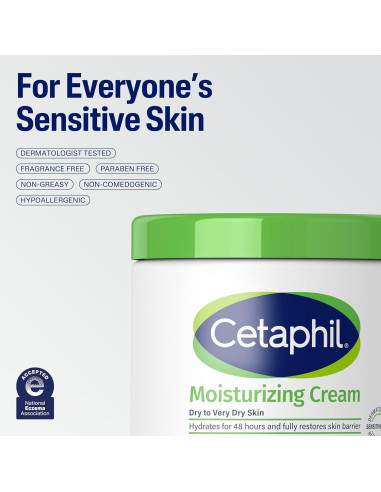 Crema Hidratante Cetaphil 567 g Piel Seca y Sensible