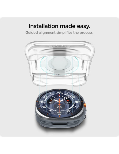Protector de Pantalla Vidrio Templado Spigen para Galaxy Watch Ultra - 2 Paquete Protector de Pantalla Vidrio Templado Spigen para Galaxy Watch Ultra - 2 Paquete
