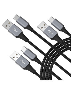 Cable USB C 3-Pack Hrbzo 0.91m y 1.83m Carga Rápida