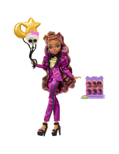 Muñeca Clawdeen Wolf Monster High Fiesta Monster Ball 25cm