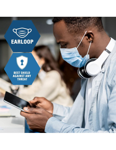 Mascarillas Médicas Desechables Medpride, Paquete de 50 Unidades