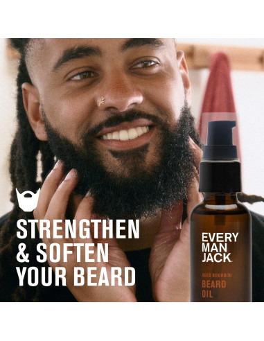 Aceite para Barba Every Man Jack - Bourbon Añejo - 28 g