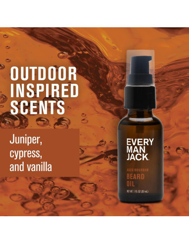 Aceite para Barba Every Man Jack - Bourbon Añejo - 28 g