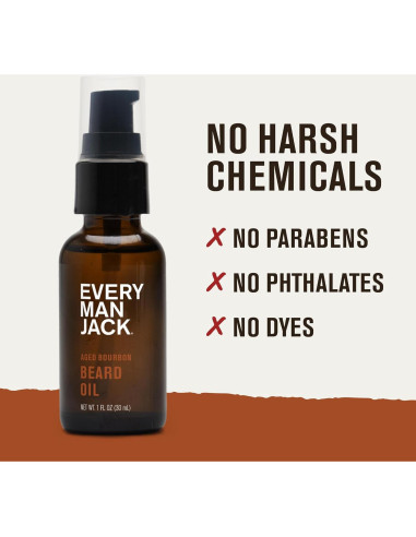 Aceite para Barba Every Man Jack - Bourbon Añejo - 28 g