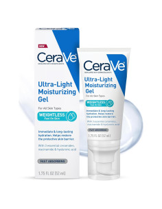 CeraVe Gel Hidratante Ultra Ligero 49.6g - Sin Aceite y Fragancia