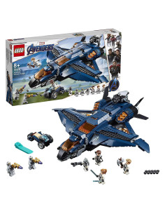 LEGO Quinjet Marvel 76126 con Black Widow y Thor
