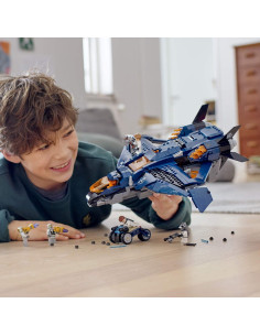 LEGO Quinjet Marvel 76126 con Black Widow y Thor 2