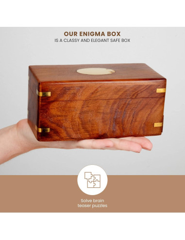 Caja de Rompecabezas Secreta Enigma Bits and Pieces - Madera