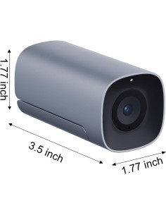 Cámara Web 4K Angekis A-Torpedo - Zoom Digital 4X, USB-C 2