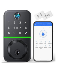Cerradura Inteligente KUCACCI T17 con Teclado y Huella Dactilar