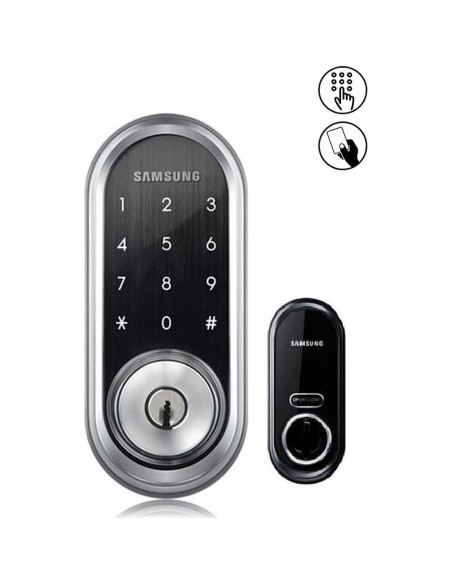 Cerradura Digital Samsung SHP-DS510 Negra Sin Llave Cerradura Digital Samsung SHP-DS510 Negra Sin Llave