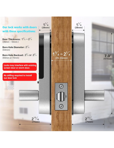 Cerradura Inteligente Sifely con Huella Dactilar y Código
