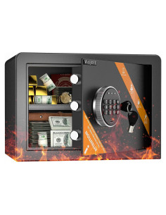 Caja Fuerte Digital WASJOYE 1.2 Pies Cúbicos con Alarma