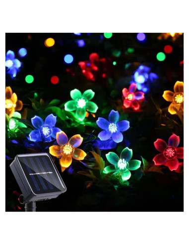 Luces de Cadena Solares ITICdecor 50 LED Multicolor 7m IP65