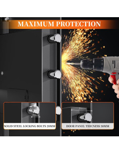 Caja Fuerte Digital WASJOYE 1.2 Pies Cúbicos con Alarma 2