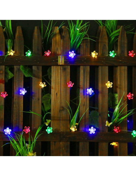 Luces de Cadena Solares ITICdecor 50 LED Multicolor 7m IP65 Luces de Cadena Solares ITICdecor 50 LED Multicolor 7m IP65
