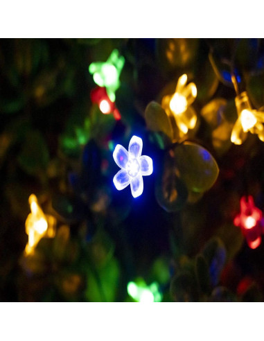 Luces de Cadena Solares ITICdecor 50 LED Multicolor 7m IP65