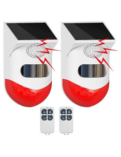 Alarma de Movimiento Solar ChunHee SL07 - 2 Sensibilidad Ajustable