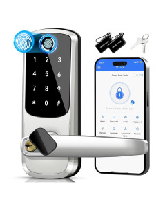 Cerradura Inteligente MSR605 con Teclado y Huella Dactilar