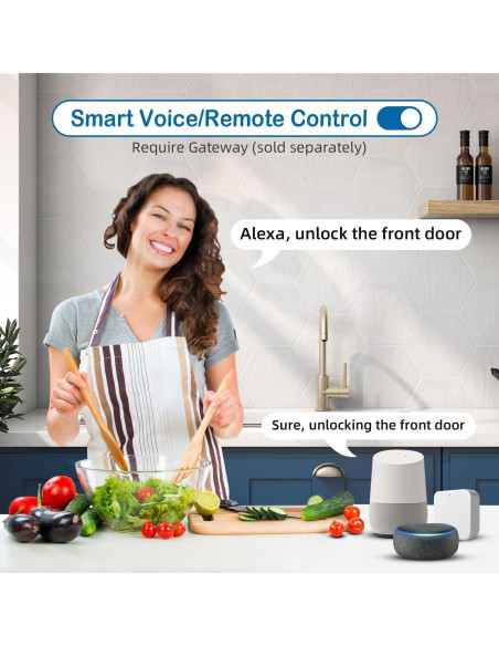 Cerradura Inteligente MSR605 con Teclado y Huella Dactilar