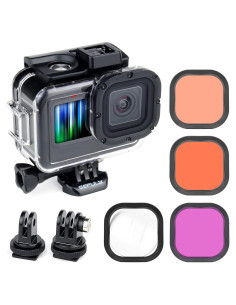 Funda Impermeable GEPULY con Filtros para GoPro Hero 13-9