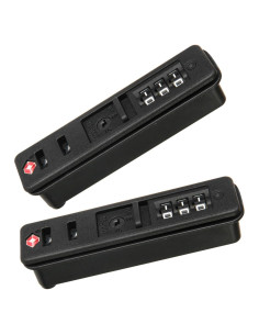 2 Candados TSA de Combinación Ech.Apr para Equipaje Negro