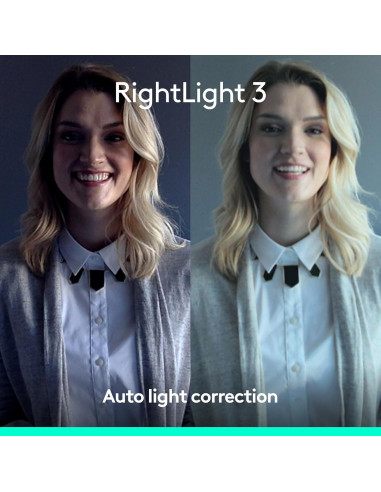 Webcam Logitech Brio PRO X 4K, Micrófono y HD, Negro