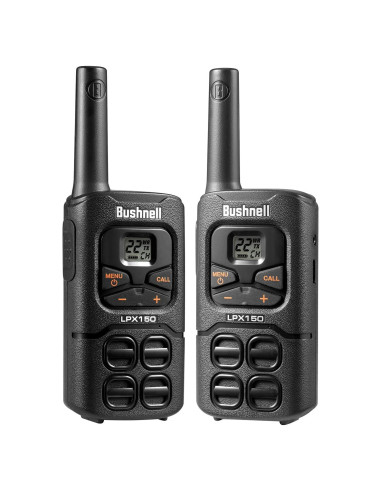 Walkie Talkie Bushnell LPX150 2x Radios 32km Alcance