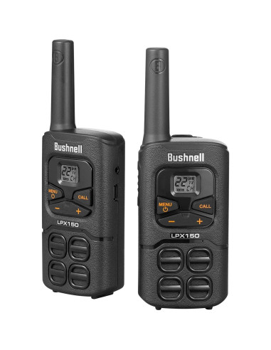 Walkie Talkie Bushnell LPX150 2x Radios 32km Alcance