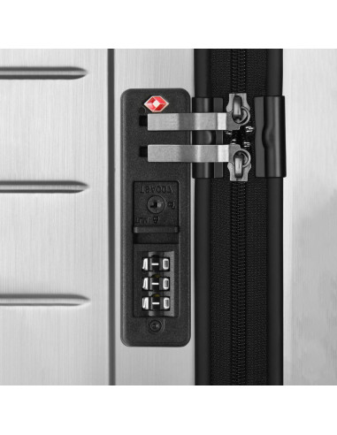 2 Candados TSA de Combinación Ech.Apr para Equipaje Negro