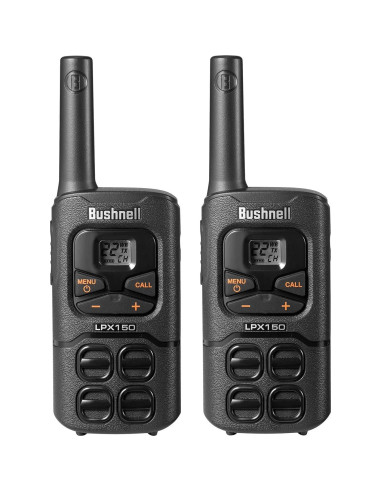 Walkie Talkie Bushnell LPX150 2x Radios 32km Alcance