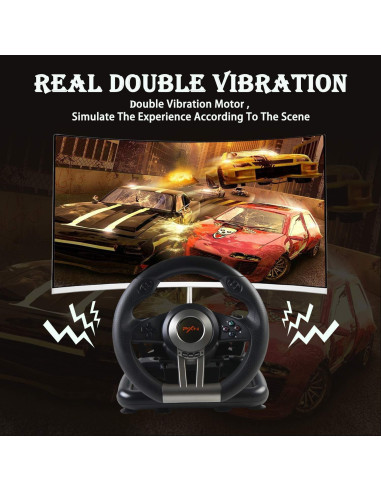 Volante de Conducción PXN V3II con Pedales y Cambiador - PC/PS4/Xbox
