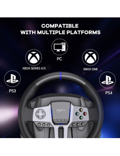 Volante de Carreras PXN V9 Gen2 con Pedales y Vibración 2