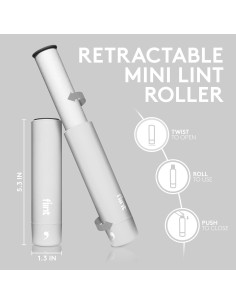 Rodillo Quitapelusas Mini Flint Blanco 30 Hojas Extra Adhesivas 2