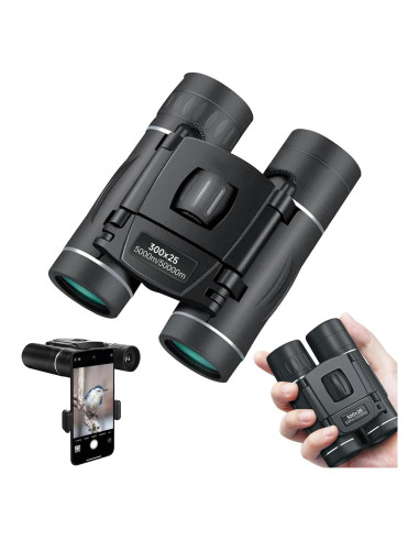 Binoculares Compactos JIVCOK 300x25 Alta Potencia