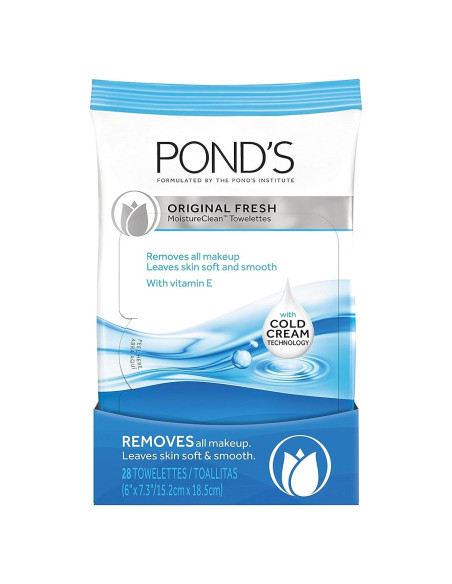 Toallitas Limpiadoras Húmedas Ponds Original Fresh 30 Unidades